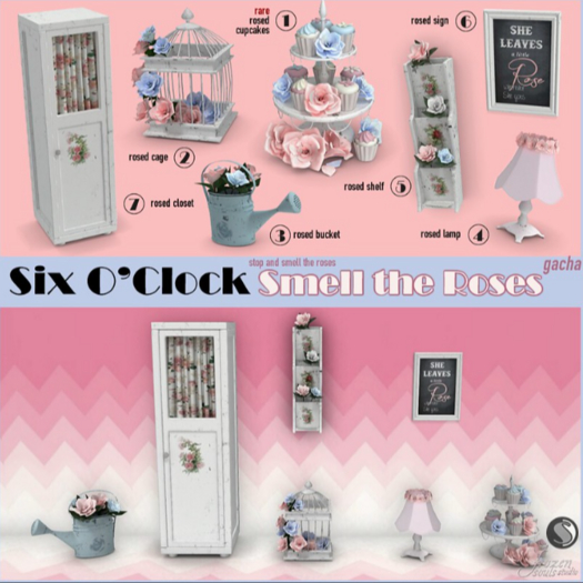 !six o'clock! rosed cupcakes BOXED - RARE