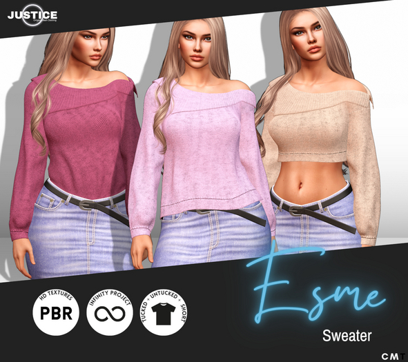 [JUSTICE] ESME SWEATER - FATPACK