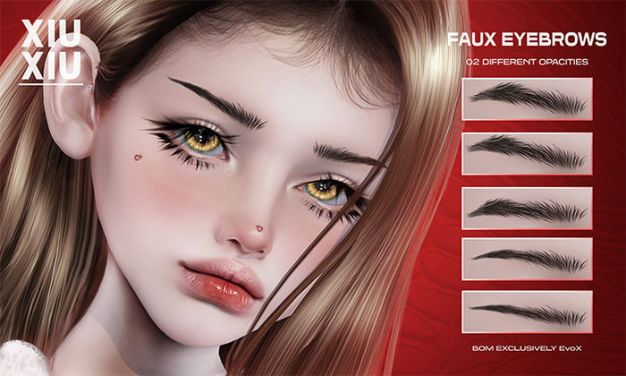 XiuXiu - Faux eyebrows