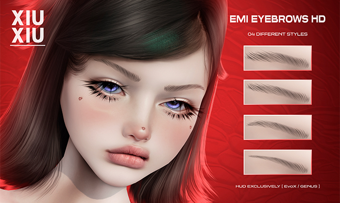 XiuXiu - Emi eyebrows HD