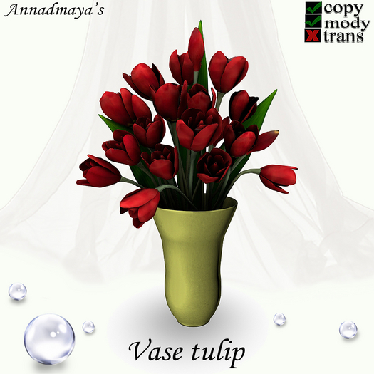 Vase tulip v. 8