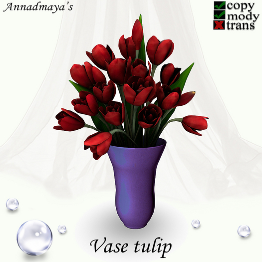Vase tulip v. 13