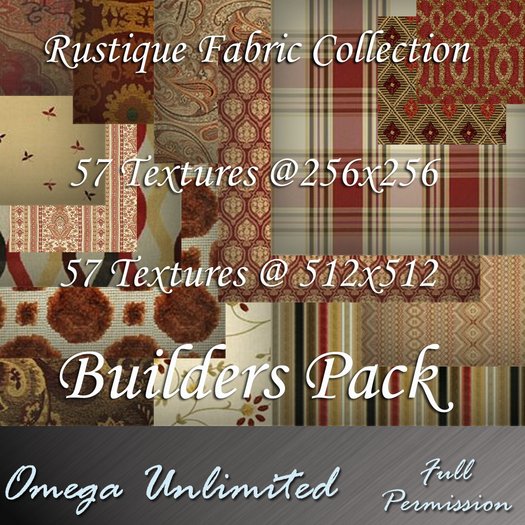 Rustique Fabric Collection  ( Marketplace )