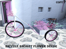 Bicycle Basket Flower Decor