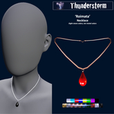 .:Thunderstorm:. 'Roimata' necklace