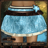 =^.^= Curious Kitties - [Limited Edition] Lonely Starfish Skirt - Blue 
