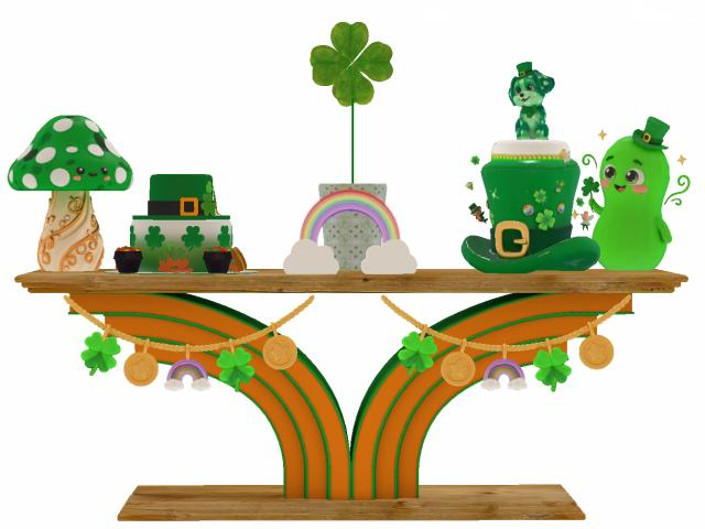 St Patrick's Day Table Decor
