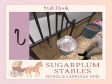 *Sugarplum Stables* Stall Hook