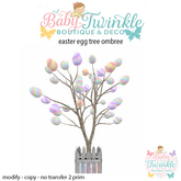 easter egg tree ombree