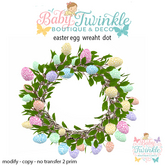 easter egg  wreaht  dot
