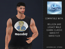 {AB} Vault Boy - Monday - Tank Top (M)