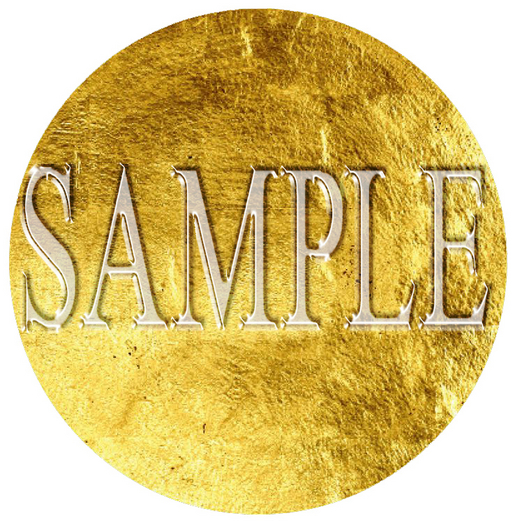 Gold Round Alpha Texture