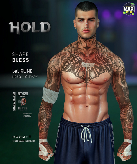 HOLD SHAPES - Bless - Shape LeLUTKA Rune 4.0 EVOX/LEG/JAK/KAR
