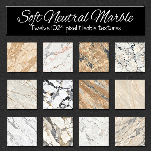 *Wallflowers* Soft Neutral Marble