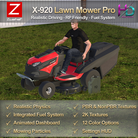*HD* Zweihell Lawnstar X920 Professional