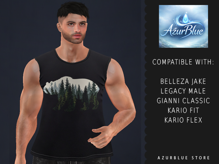 {AB} Forest Bear - Tank Top (M)
