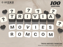 Trivia MOVIES ROMCOM - 01 BLACK - 3 LI