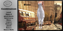 ** DC ** N108 - COMBINAISON Blanc_ "UNPACKER"