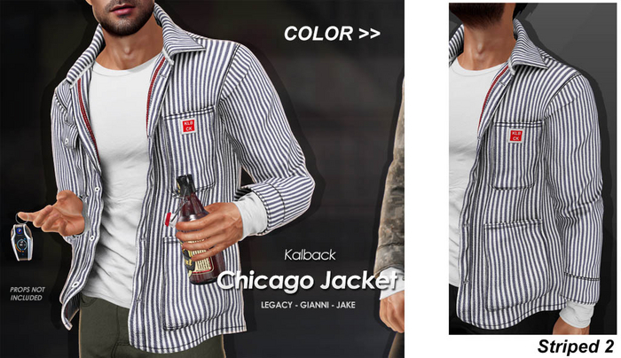<Kalback> Chicago Jacket Striped 2