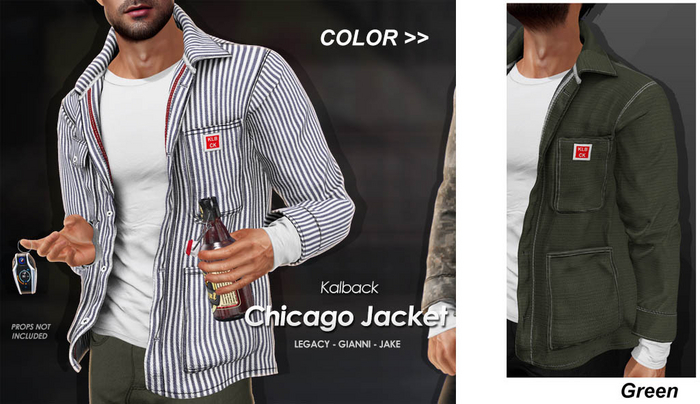 <Kalback> Chicago Jacket Green