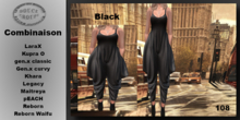 ** DC ** N108 - COMBINAISON black_ "UNPACKER"