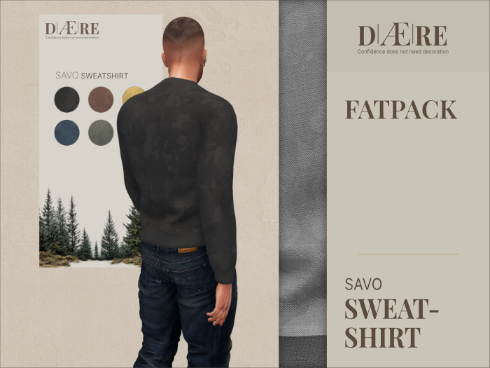 Second Life Marketplace - DAERE - Savo Sweater - All colors