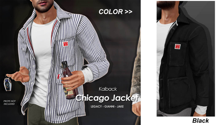 <Kalback> Chicago Jacket Black