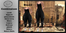** DC ** N108 - COMBINAISON Black2_ "UNPACKER"