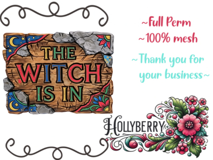 HB: Carved The Witch Is In Sign C FuLL PERM