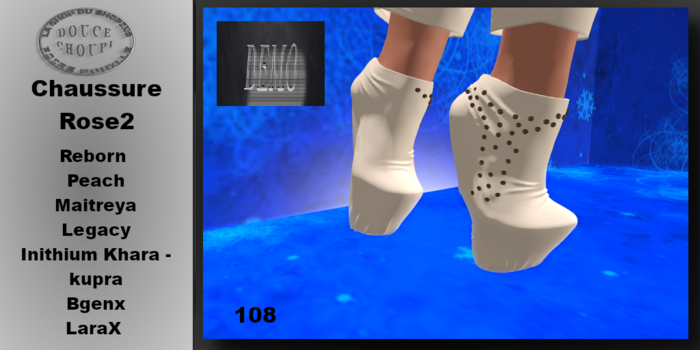 ** DC ** N108 - CHAUSSURE ROSE2_DEMO "UNPACKER"