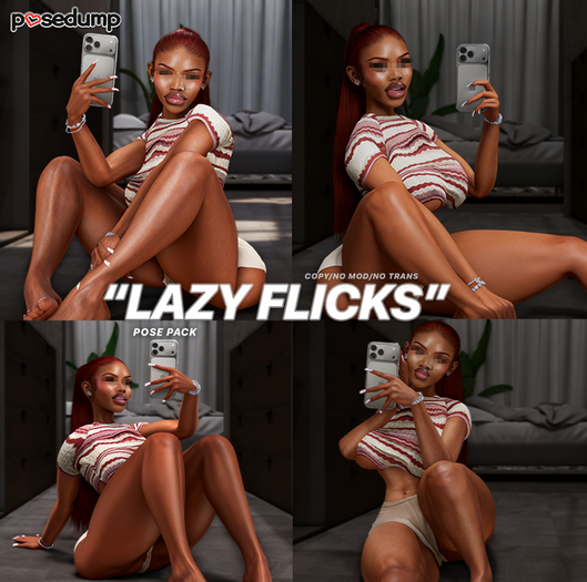 [posedump] "LAZY FLICKS" Posepack 