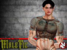 !!MaleFic Rubber Shirt  BLACK