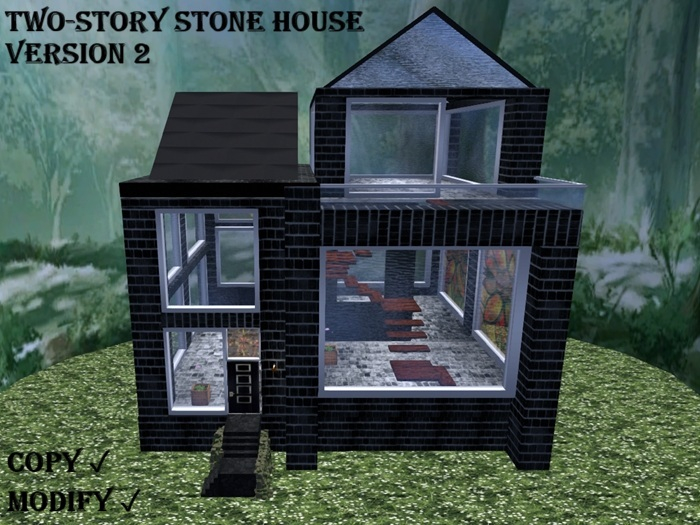 Two-Story Stone House Version 2
