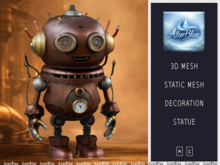 {DE} Lil Steampunk Robot - 3D Mesh