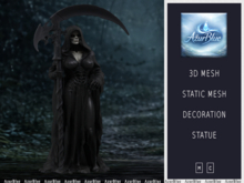 {DE} Grim Reaper Lady - 3D Mesh
