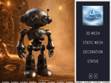 {DE} Little Steampunk Robot - 3D Mesh