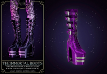 NOIR - The Immortal boots - purple