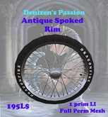 D35 Antique Spoked Rim  *