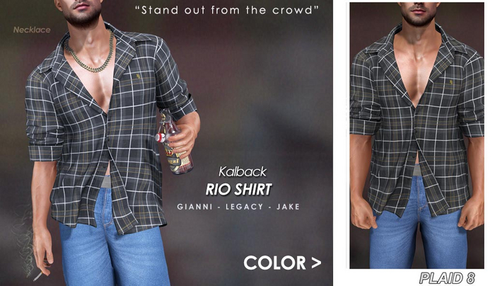 <Kalback> Rio Shirt Plaid 8