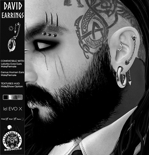 DEMO Badwolf - David Earrings