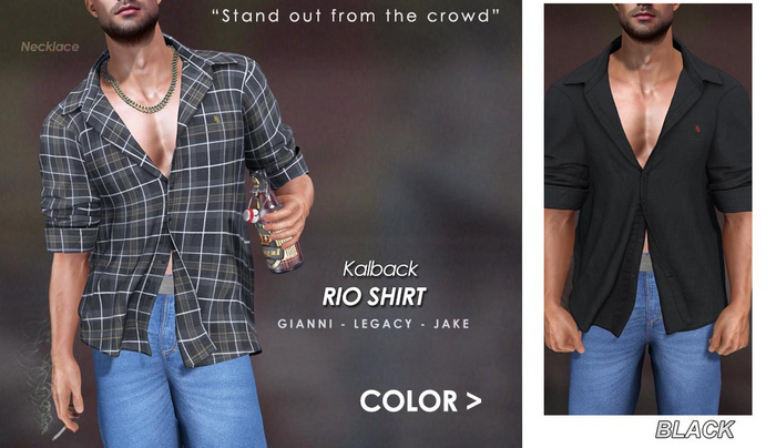 <Kalback> Rio Shirt Black