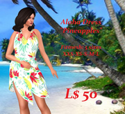 Aloha Dress-Pineapples
