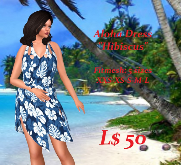 Aloha Dress-Hibiscus