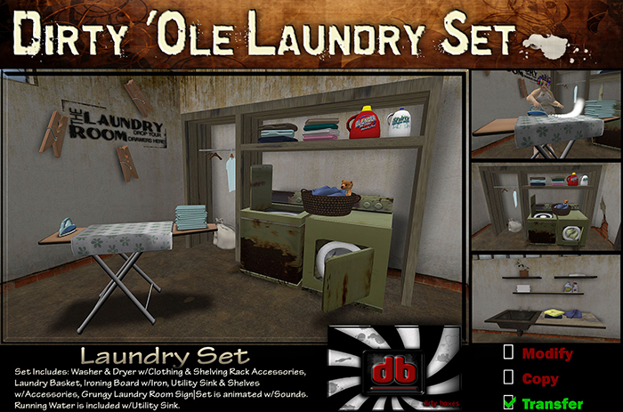-db- Dirty 'Ole Laundry Set_BOXED