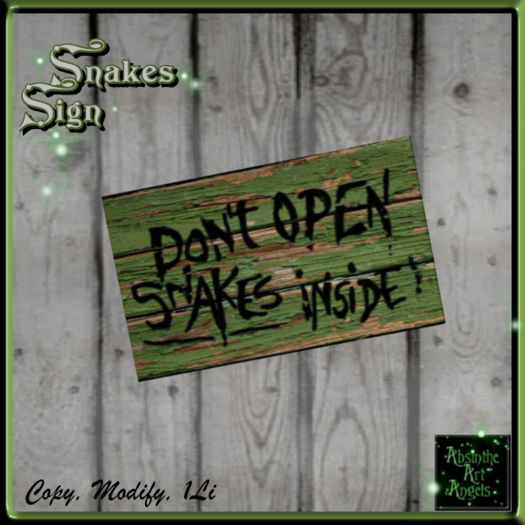 Snakes Sign!