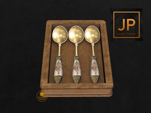 08 Goldleaf Spoon Set