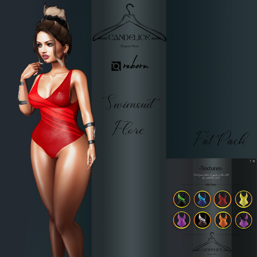 Add me - Reborn - Flore Swimsuit Fat Pack