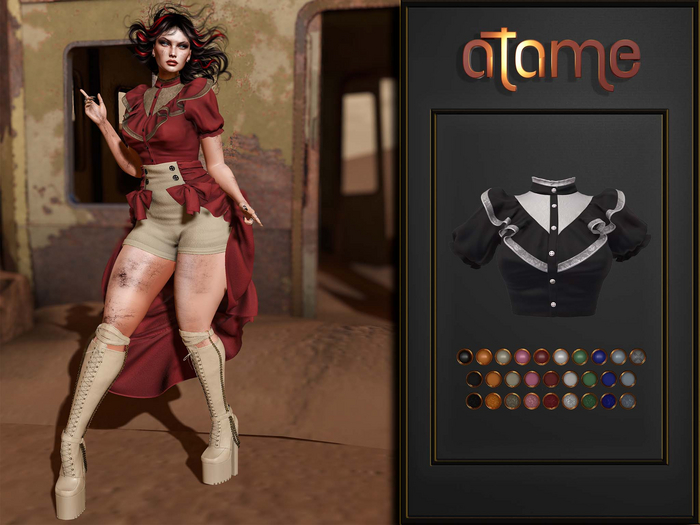 AtaMe - Heliodora Blouse Legacy BombShell