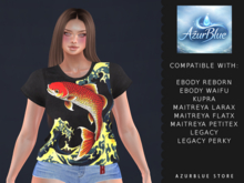 {AB} Japanese Koi Fish - Shirt (F)