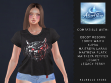 {AB} Oni Mask - Shirt (F)